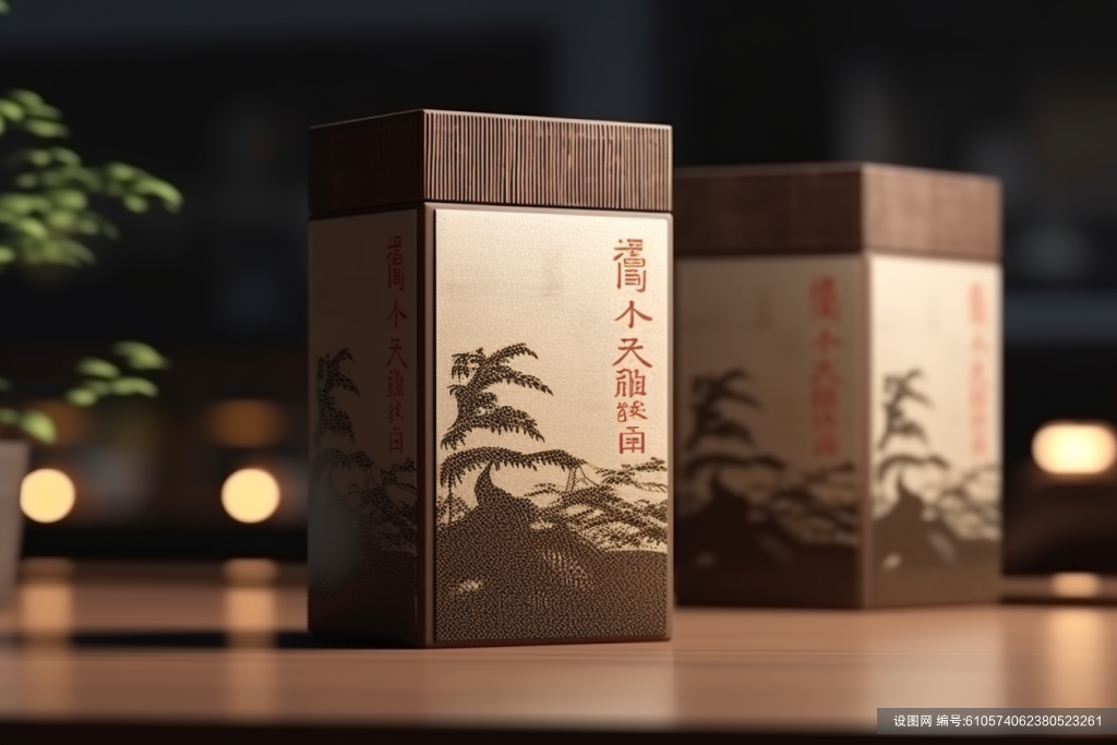 茶叶展示茶叶罐装包装样机模型png下载_编号610574062380523261-设图网