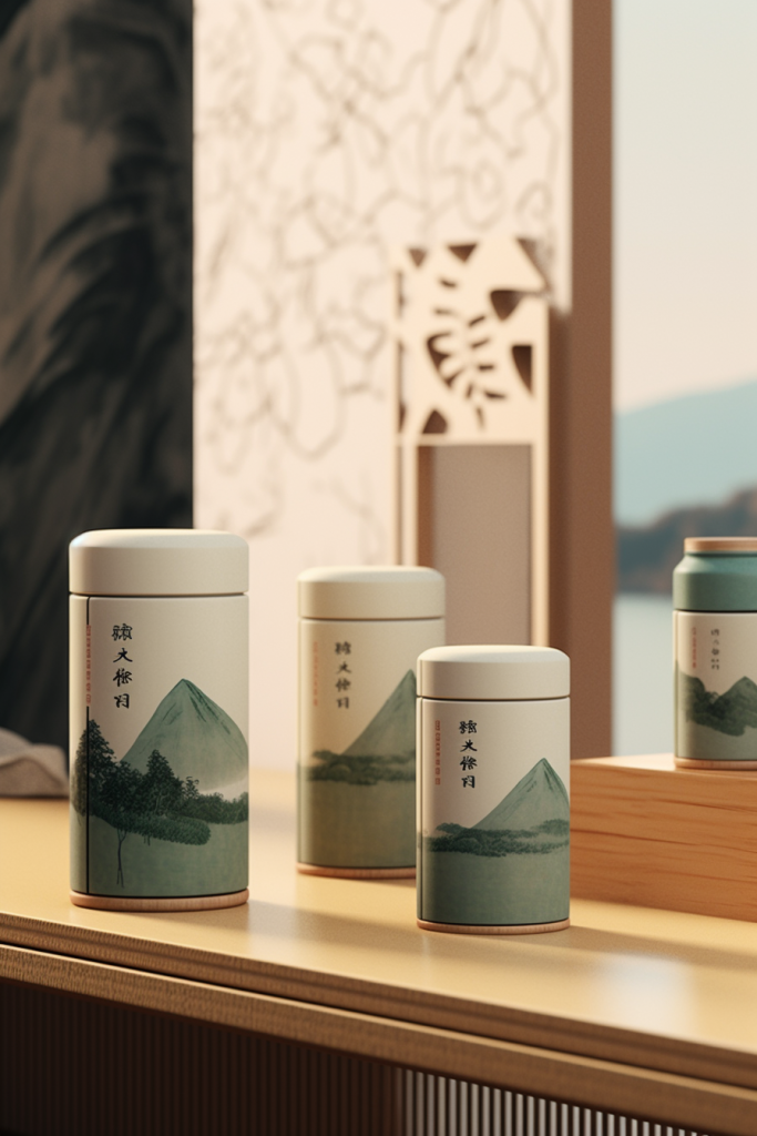 茶叶展示包装样机茶叶罐装包装样机模型png下载_编号610584386907282661-设图网