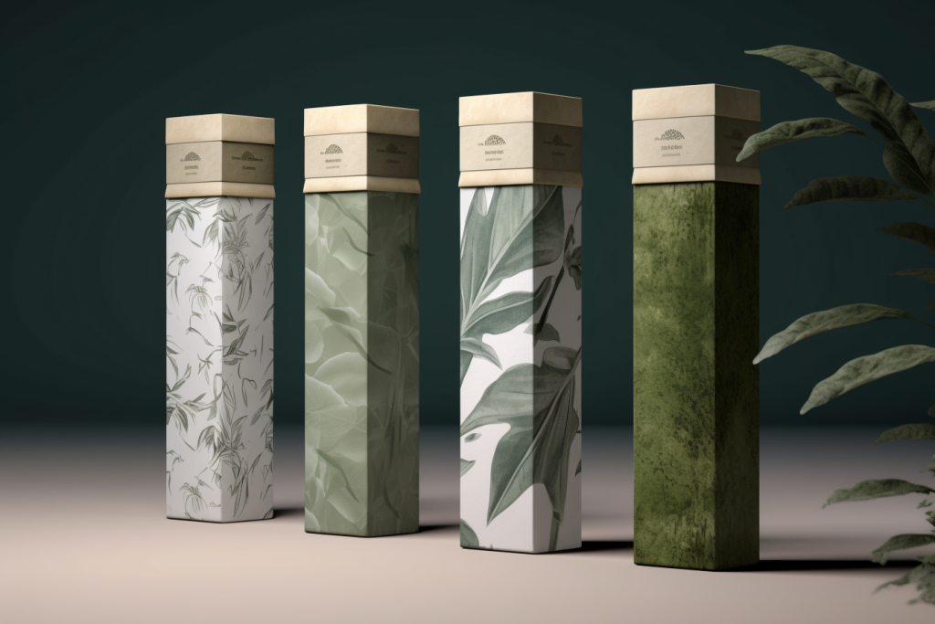 高端茶叶品牌茶叶罐装包装样机模型