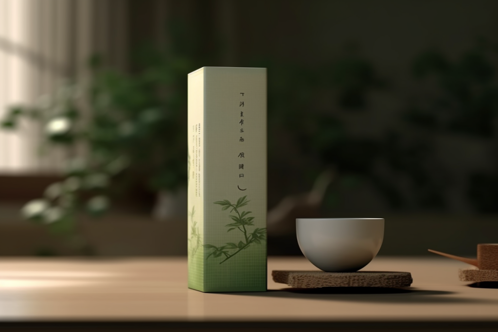 品牌茶叶罐装包装样机模型