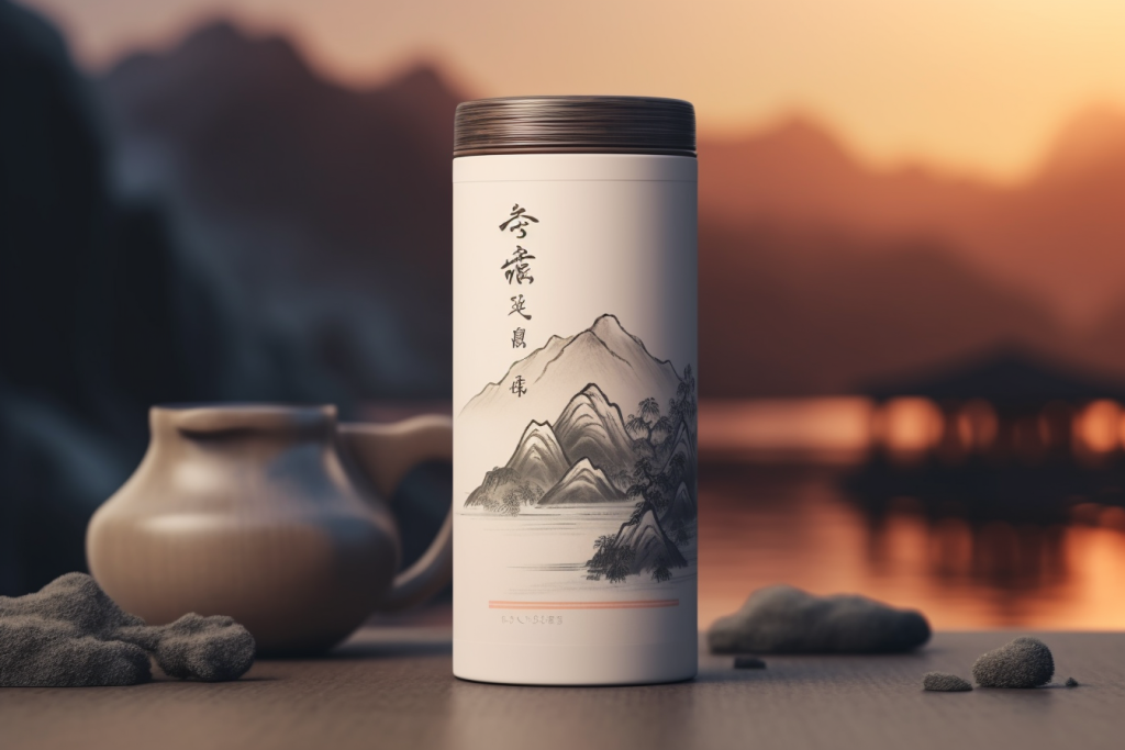 罐子包装设计茶叶罐装包装样机模型效果图png下载_编号610601075514413504-设图网