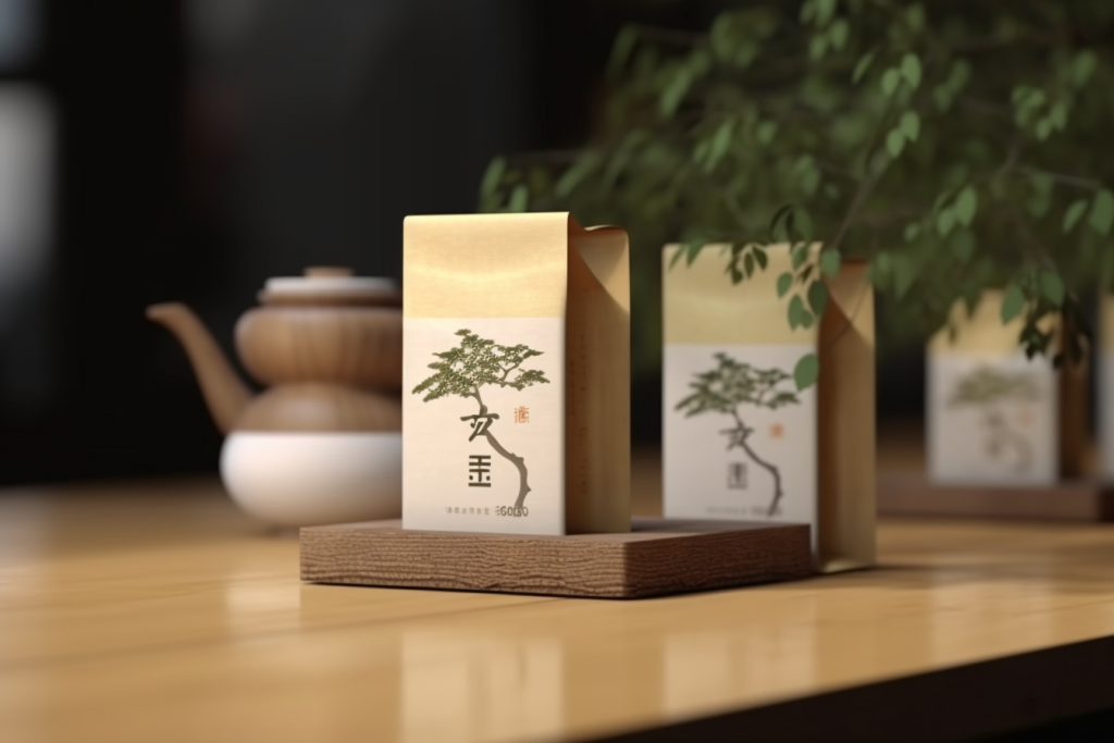 茶叶包装茶叶罐装包装样机模型效果图