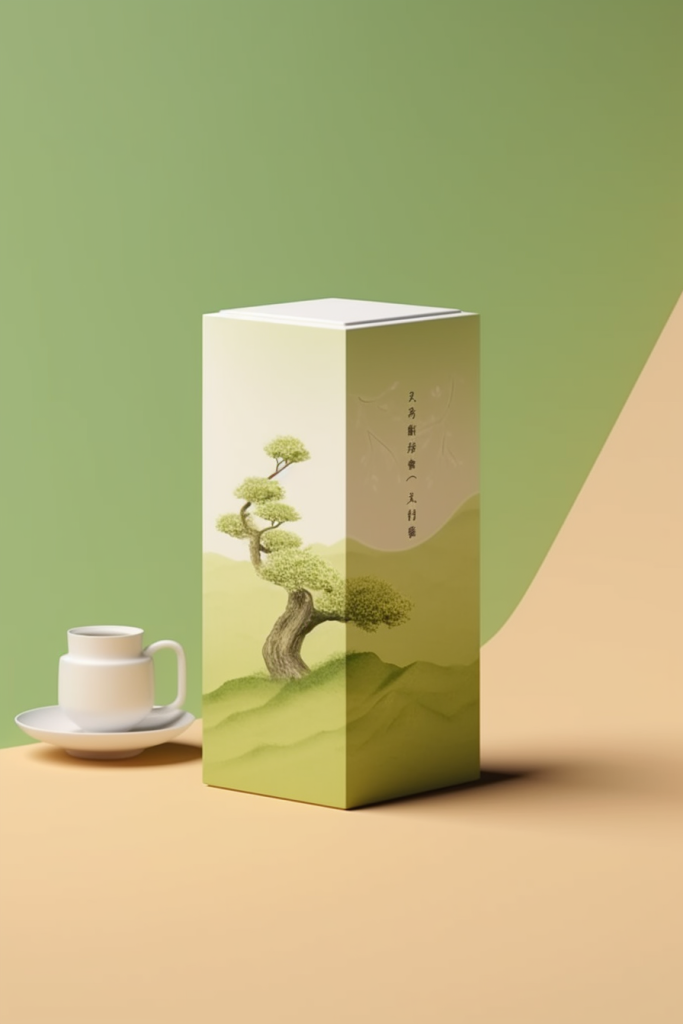 茶叶素材设计茶叶罐装包装样机模型效果图