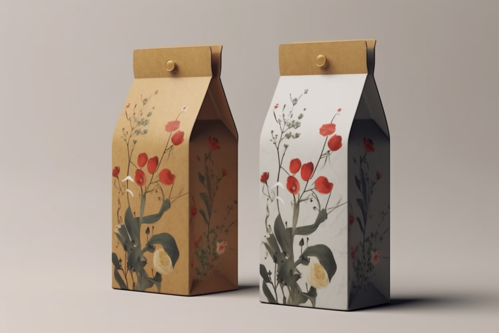 茶叶素材设计茶叶罐装包装样机模型效果图