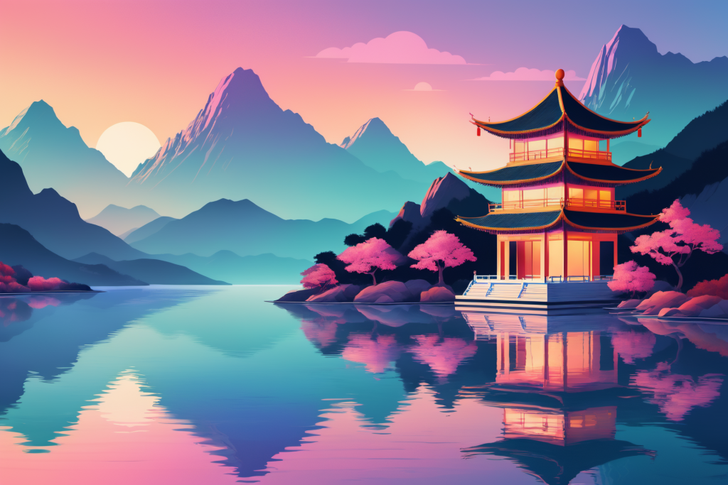 山水画素材-山水画模板-山水画图片免费下载-设图网