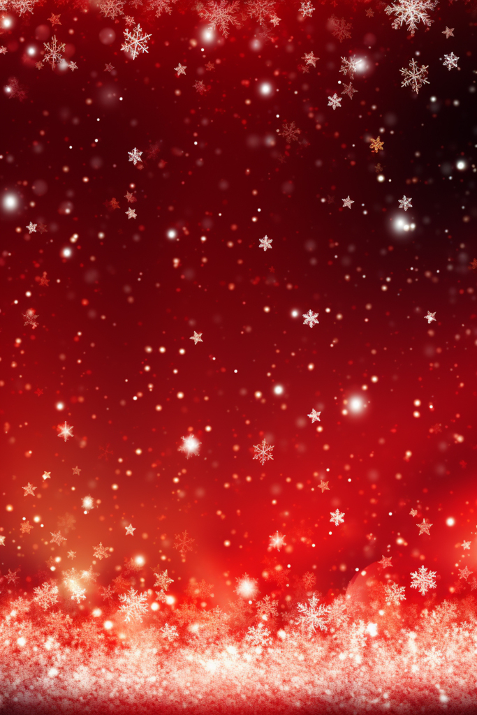 红色雪花圣诞节雪花纹理素材图片