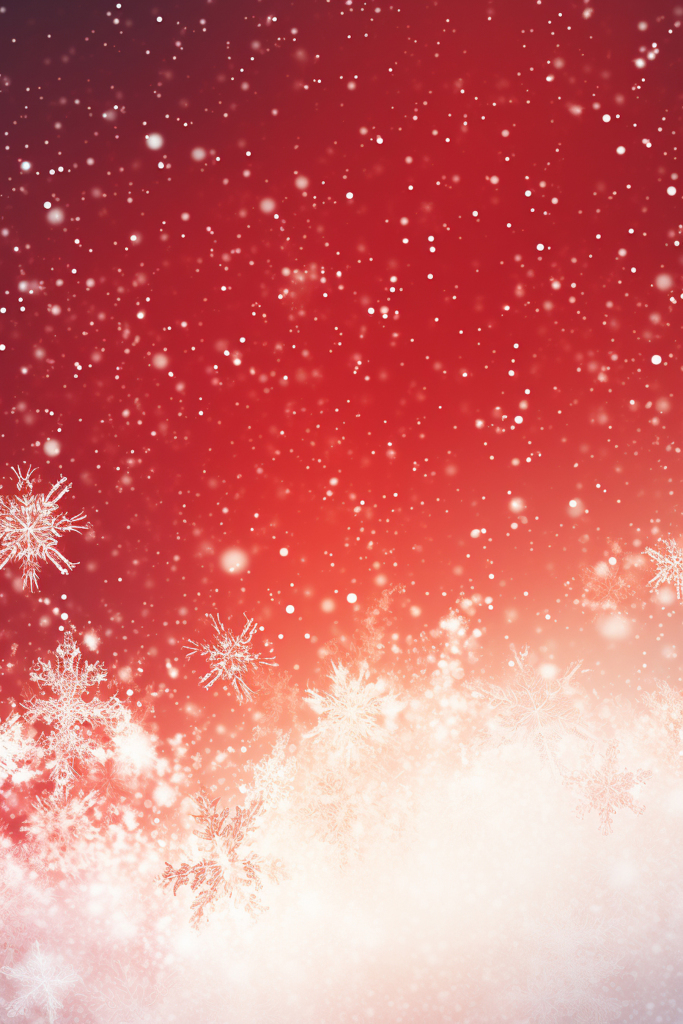 红色雪花圣诞节雪花纹理素材图片
