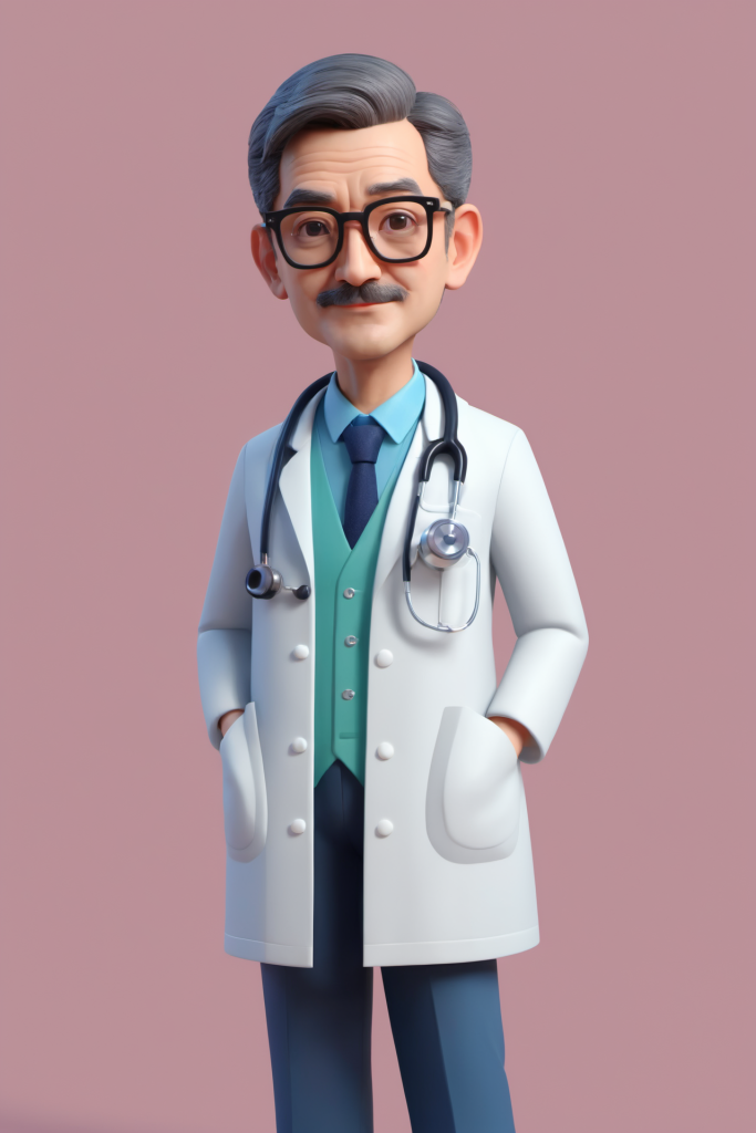 健康保健工作人员医生人物模型