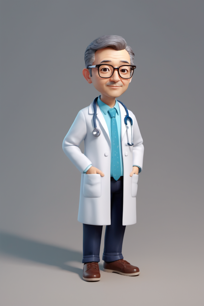 3D设计医生人物模型