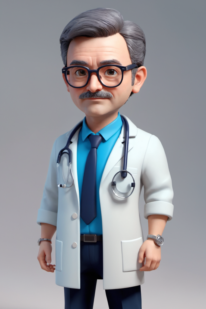 3D设计医生人物模型