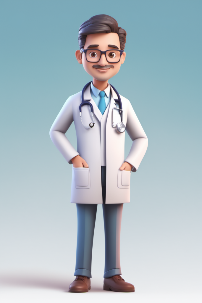 3D设计医生人物模型