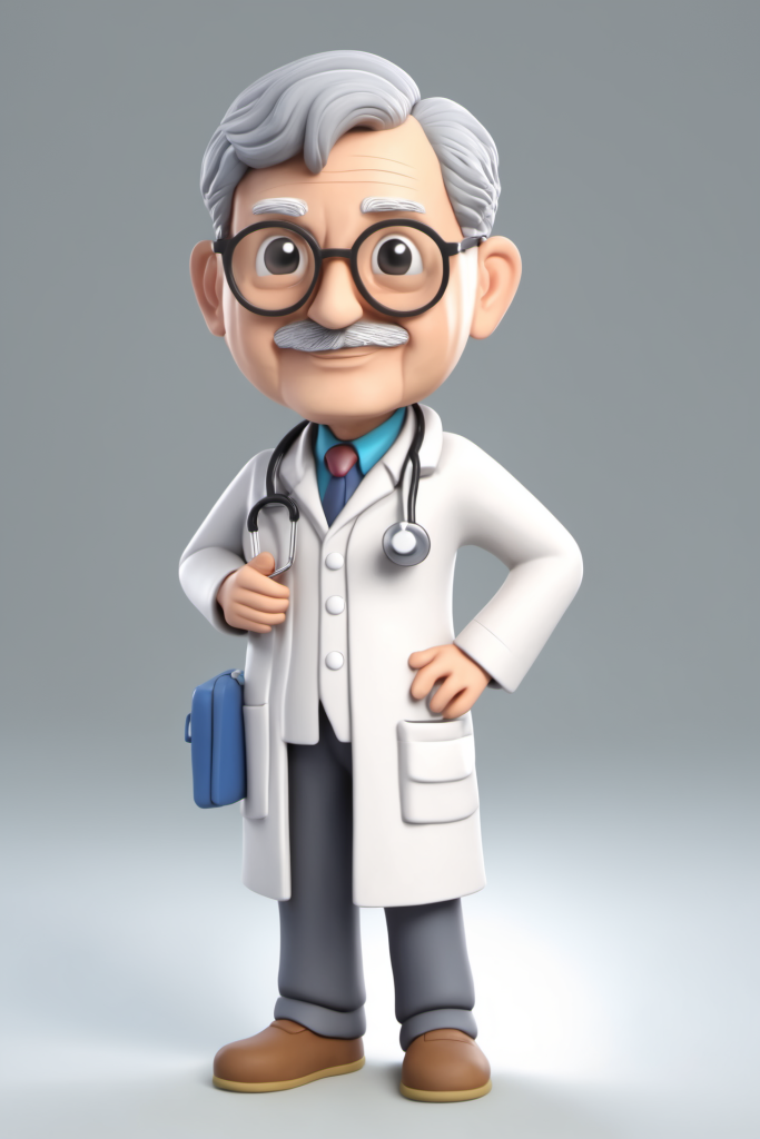 3D设计医生人物模型