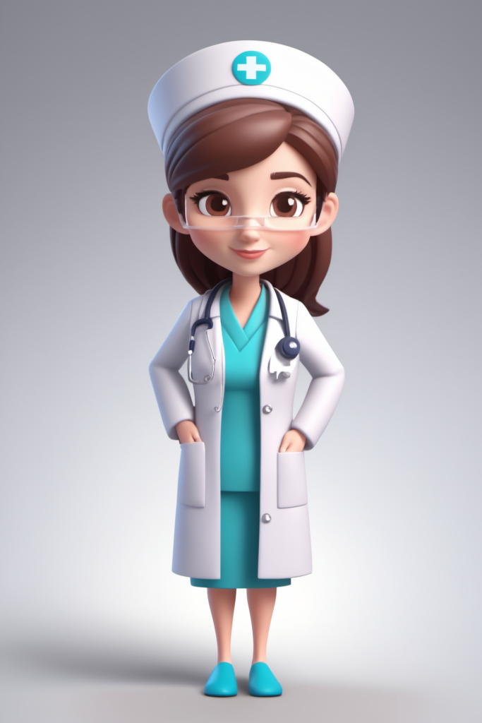 3D设计医生人物模型