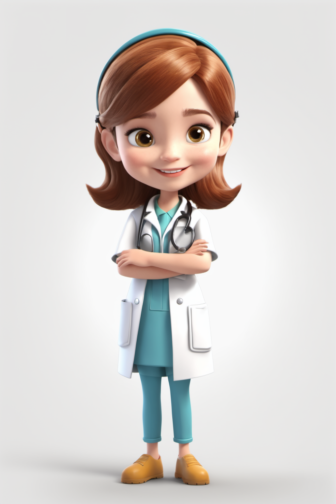 3D设计医生人物模型