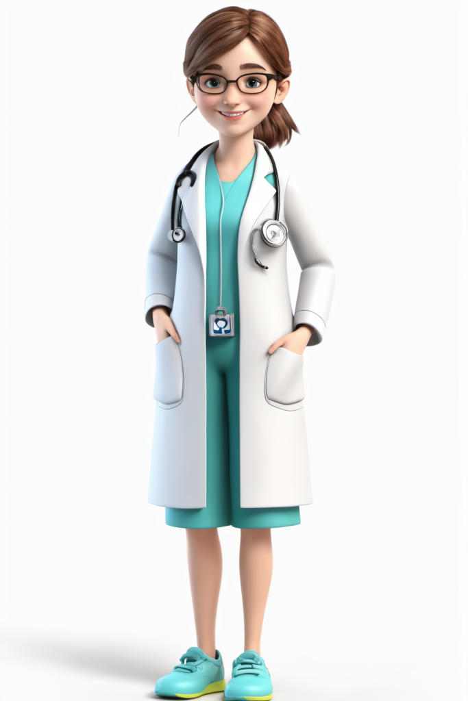 3D设计医生人物模型