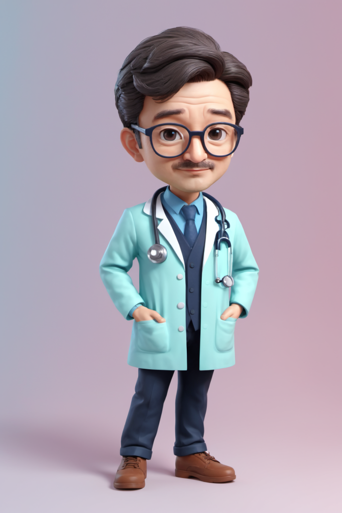 3D设计医生人物模型