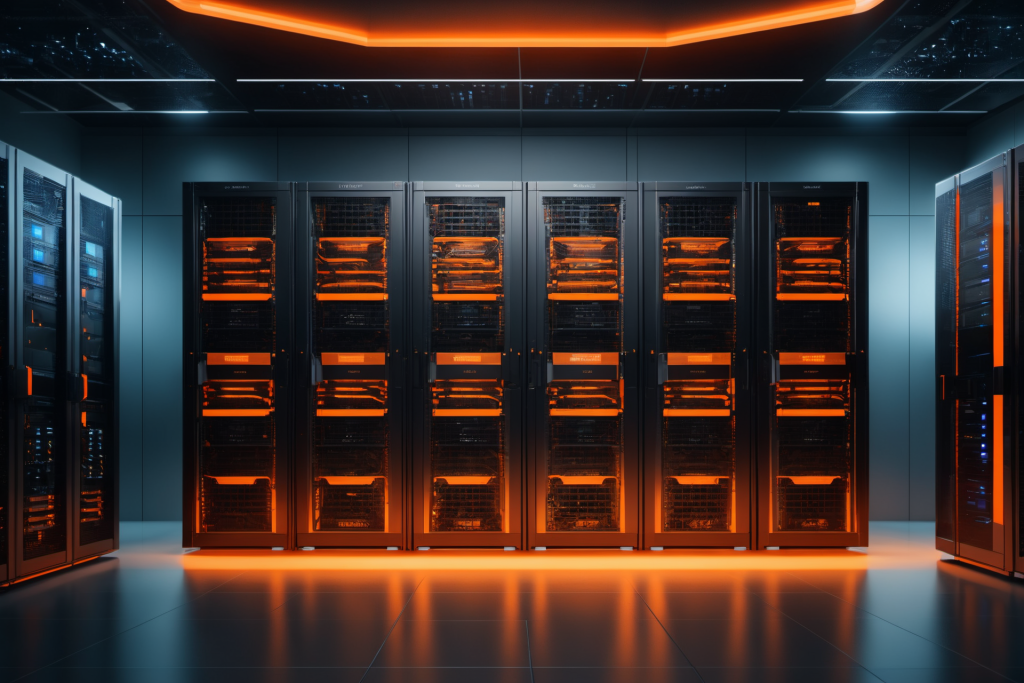 创意设计室内数据中心科技摄影图片