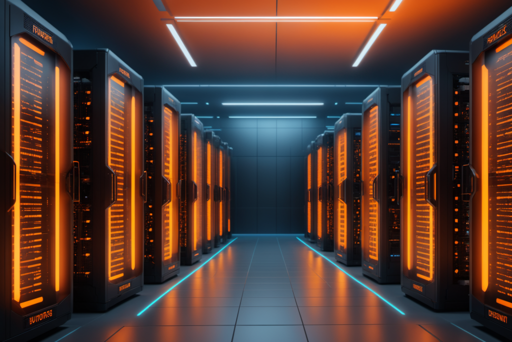 创意设计室内数据中心科技摄影图片