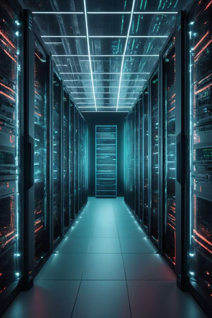 创意设计室内数据中心科技摄影图片