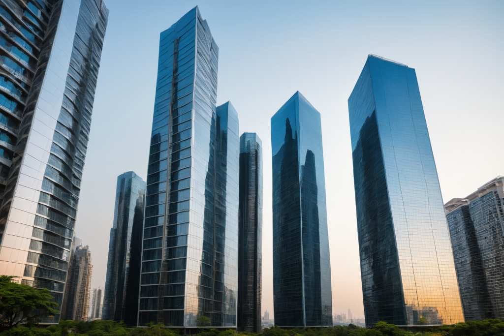 城市建筑房地产高楼大厦摄影图