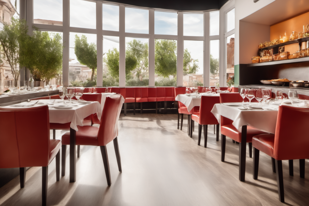 环境设计饭店餐厅场景摄影图