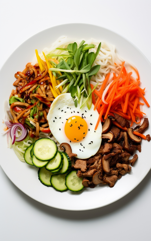 凉拌菜卤肉盖饭减脂餐素材图片摄影图