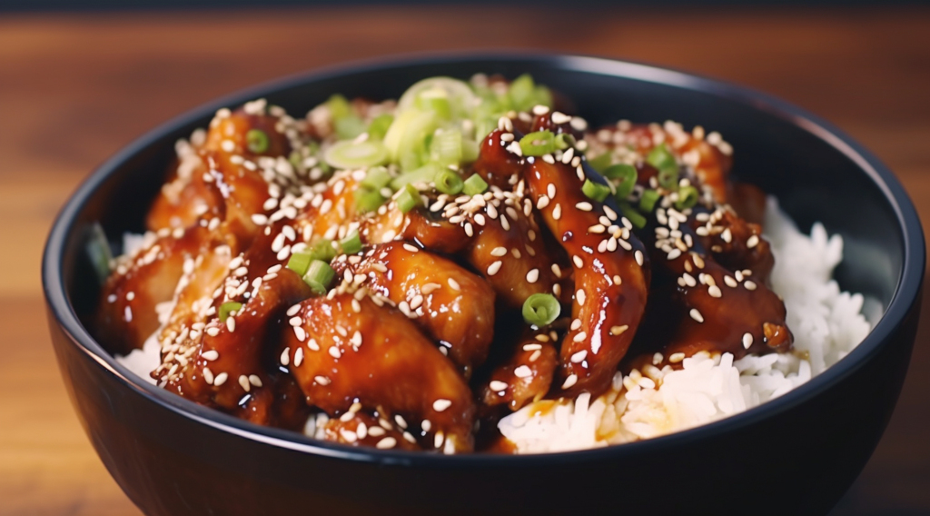 减脂餐卤肉盖饭素材图片