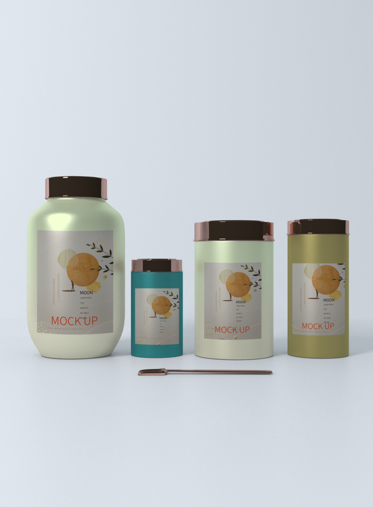 茶罐包装设计展示样机
