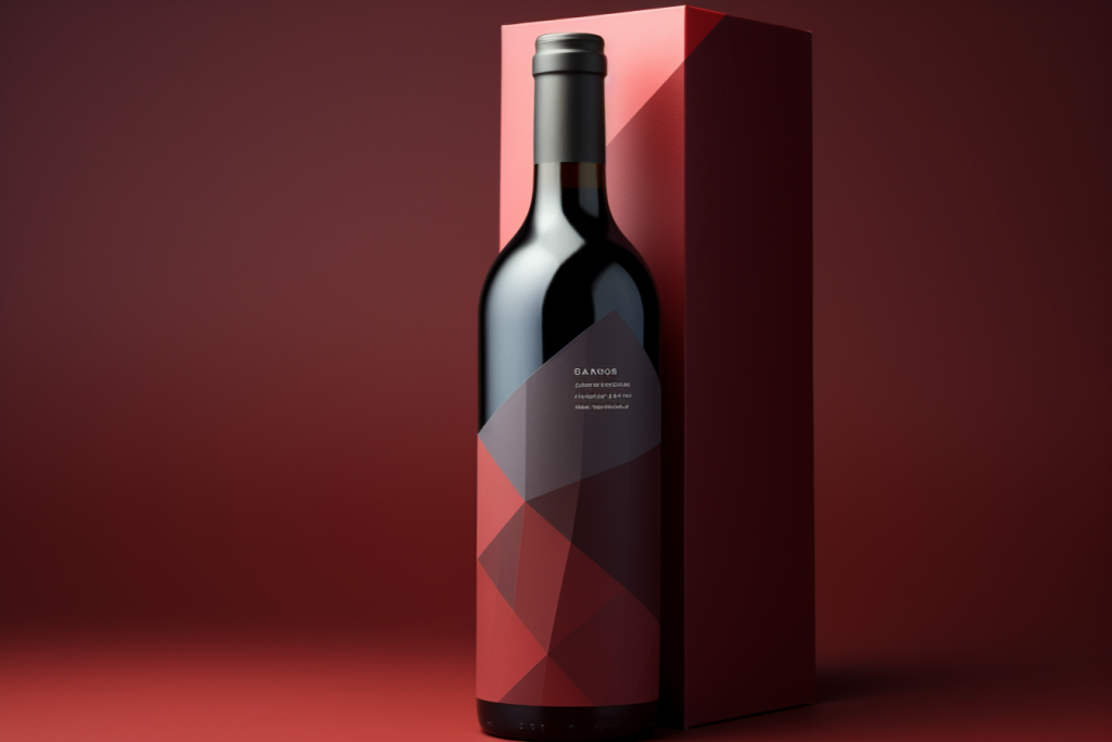酒文化葡萄酒红酒酒瓶包装样机模型