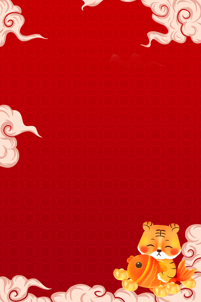 唯美的红色新年背景