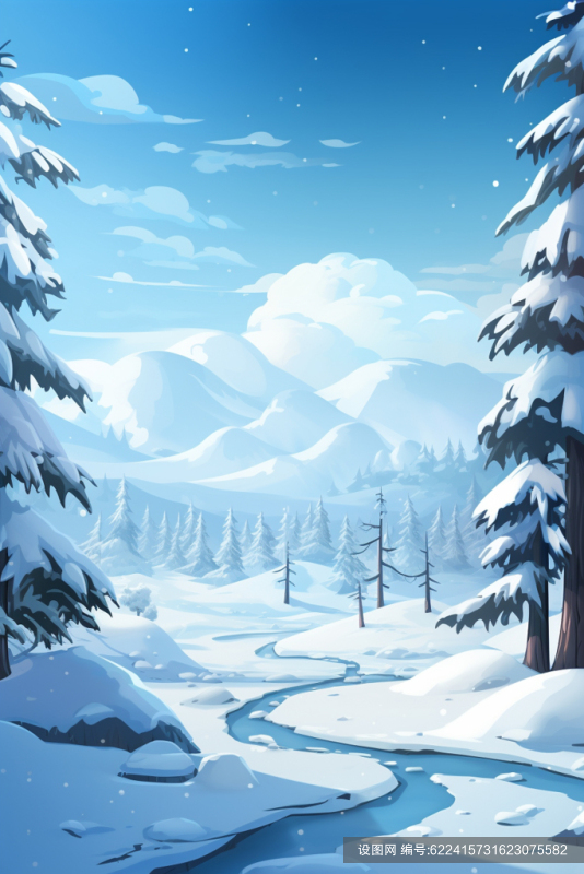 冬天雪地背景素材图片jpg下载_编号622415731623075582-设图网