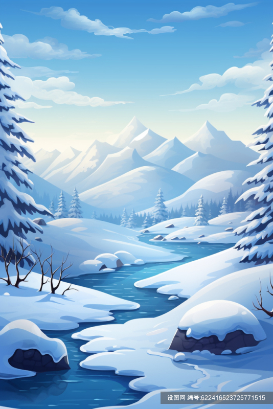 冬天雪地背景素材图片jpg下载_编号622416523725771515-设图网