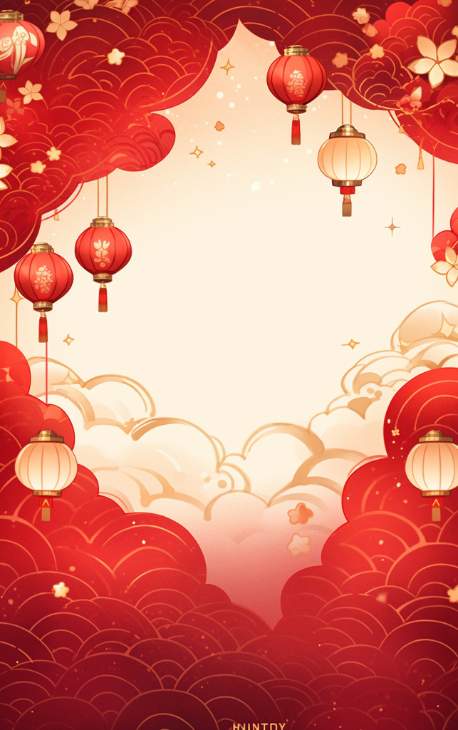 简约红色喜庆背景素材图片
