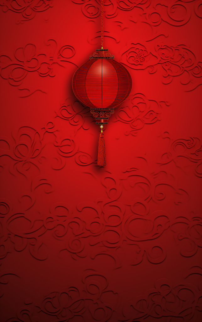 红色喜庆灯笼背景素材图片