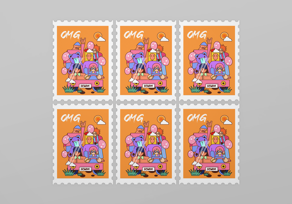 邮票纸质精美样机