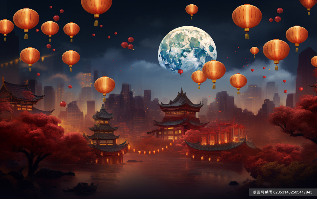 中国风建筑背景素材图jpg下载_编号623531482505417943-设图网