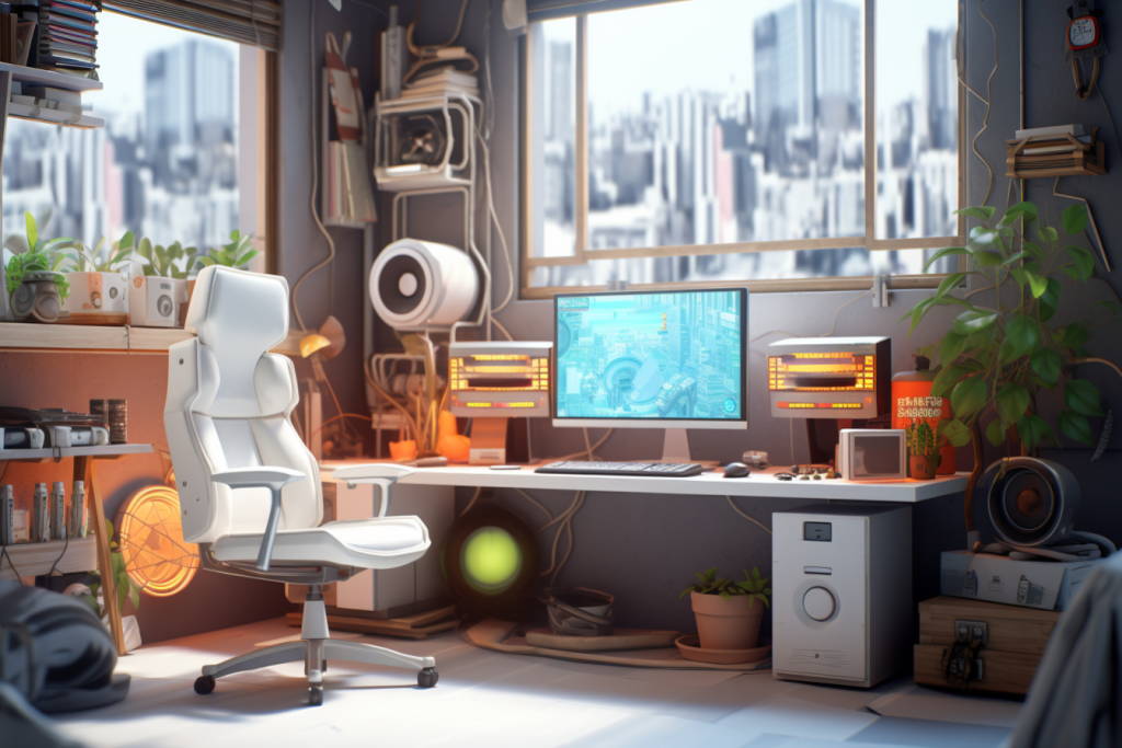 电竞设计客房酒店图片摄影图