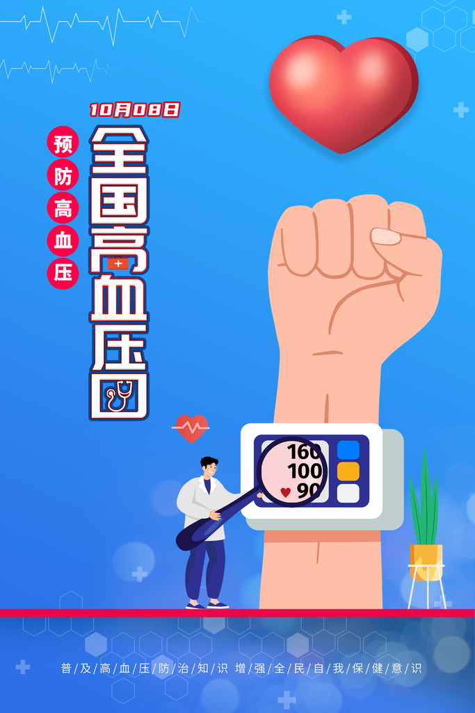 高血压日防治高血压