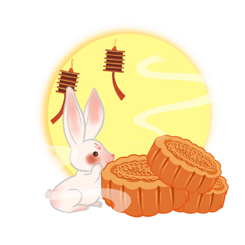 明月寄相思中秋佳节插画图片