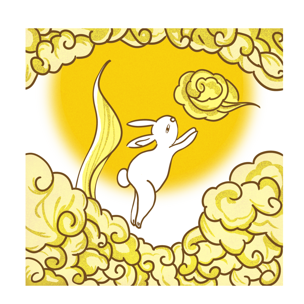 明月寄相思中秋佳节插画图片
