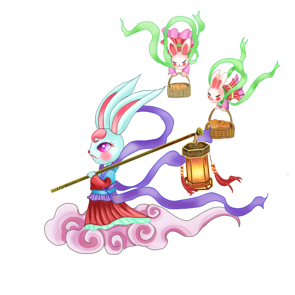 明月寄相思中秋佳节插画图片