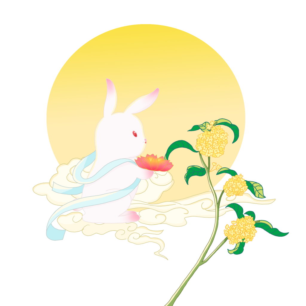 明月寄相思中秋佳节插画图片