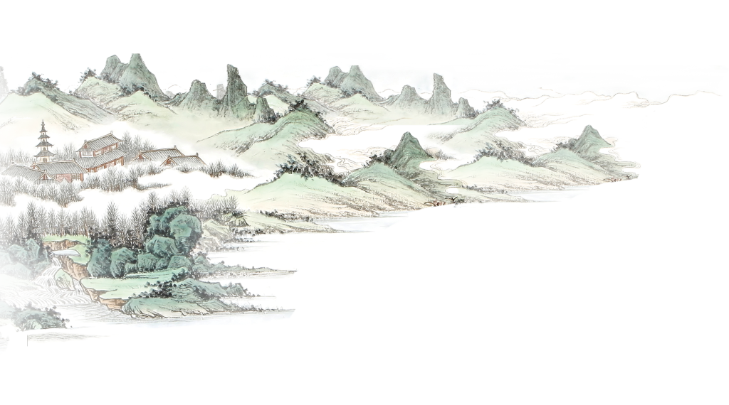 古风水墨山水免扣素材png下载_编号630900666444943950-设图网