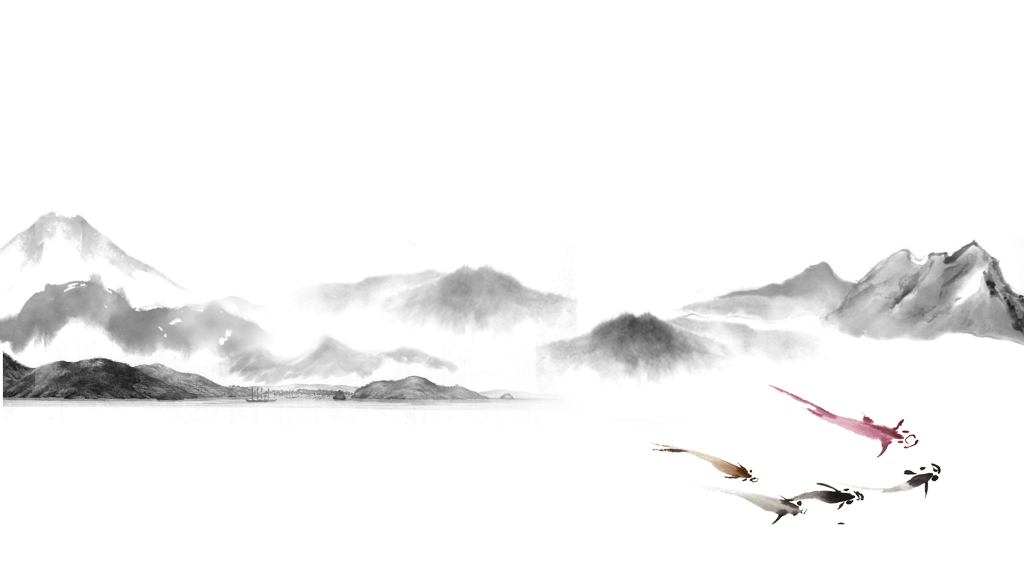 古风水墨山水免扣素材免费下载_png格式_3080×1090像素_编号630919841007673017-设图网