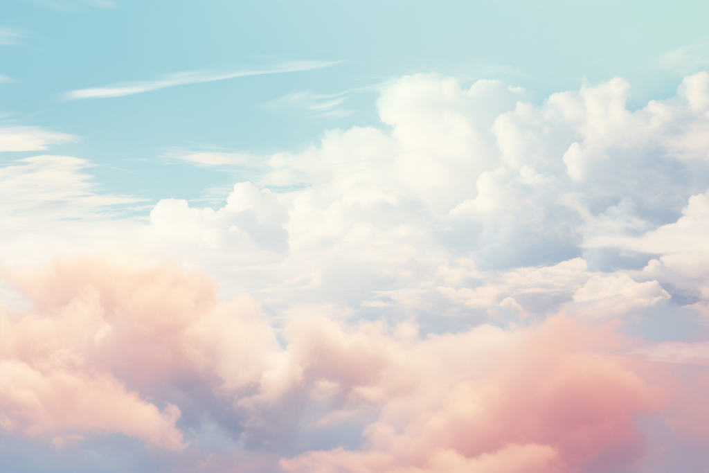 少女心天空梦幻渐变粉色背景图