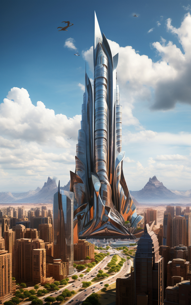 简约建筑素材图AI图背景