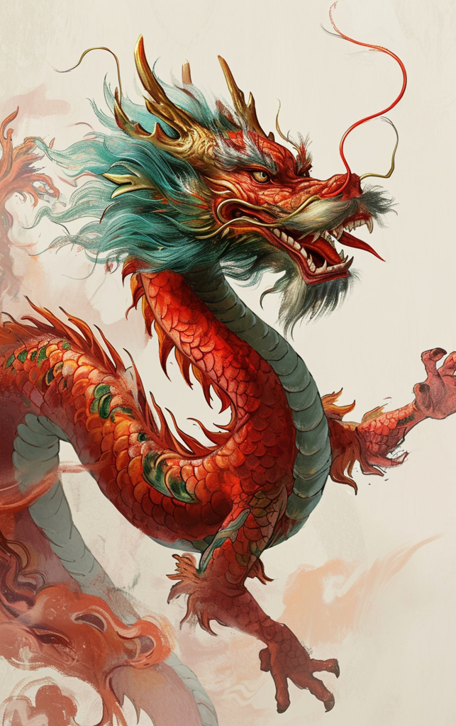 新年龙年元素素材图片
