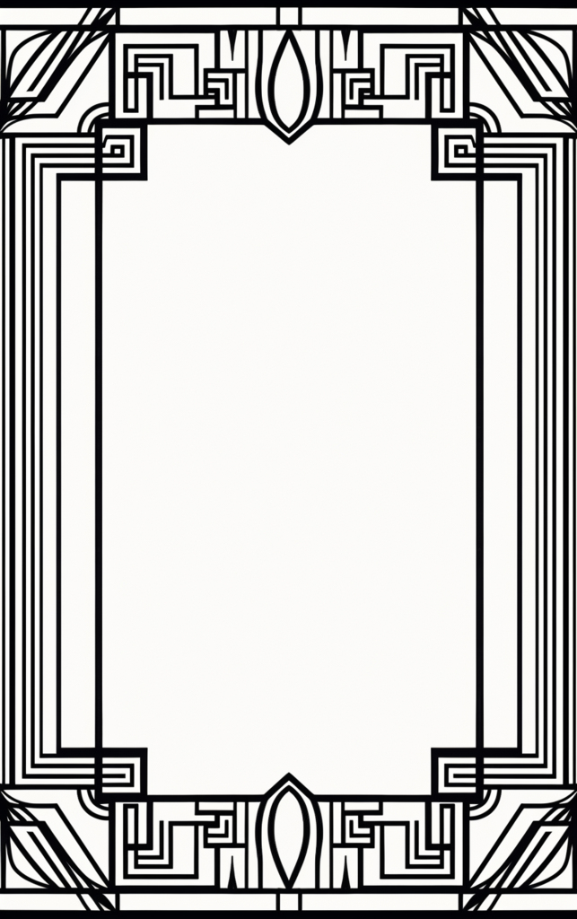 数字艺术图复古边框素材图