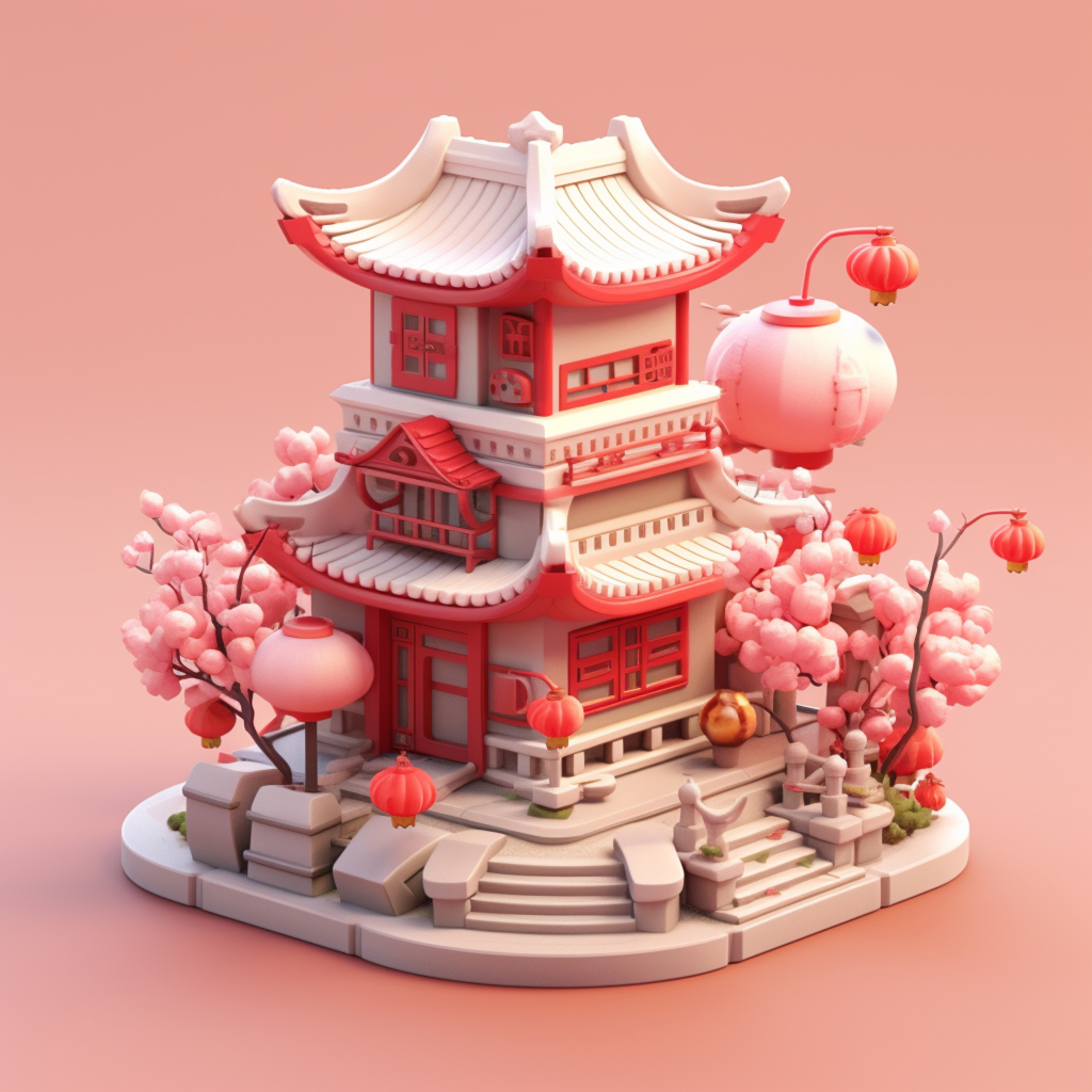 建筑AI图数字艺术图素材图片