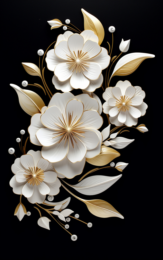 白色3d花朵元素素材图AI图jpg下载_编号636268844935156994-设图网